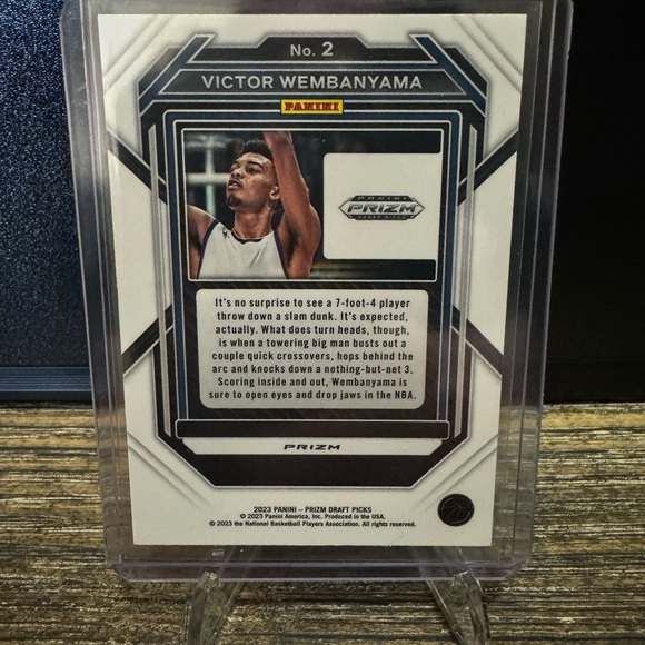 Wembanyama Rookie Card - Picture 3 of 4